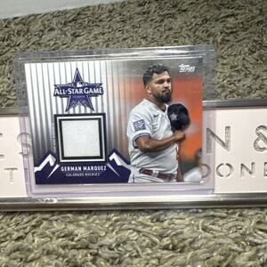 2021 Topps Update Series - All-Star Stitches German Marquez #ASSC-GM (MEM)